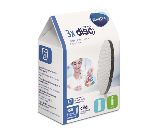Brita Wkład filtrujący MICRODISC do butelek/karafek 3 szt. - 300814 - zdjęcie 2